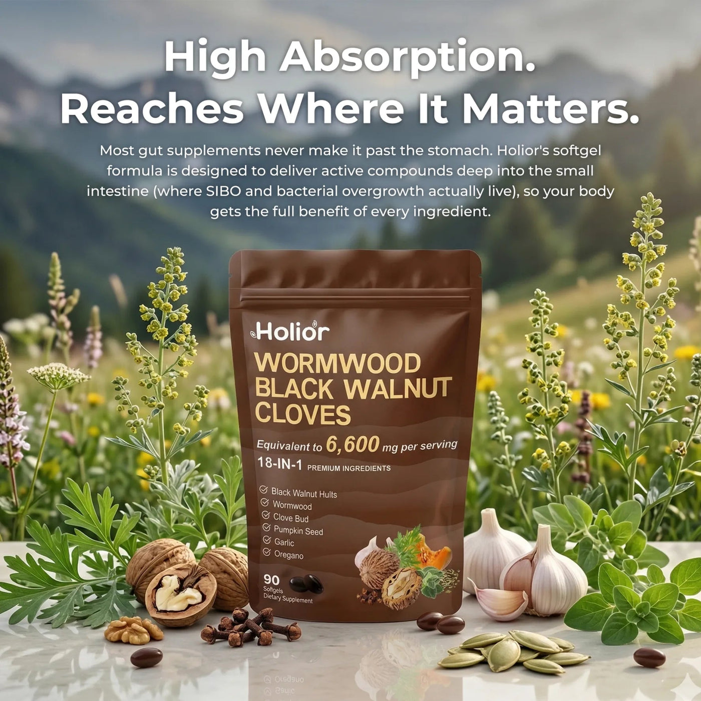 Wormwood Black Walnut Cloves